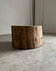Stump Round End Table