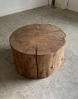 Stump Round End Table