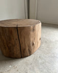Stump Round End Table