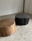 Stump Round End Table