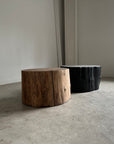 Stump Round End Table