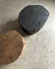 Stump Round End Table