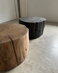 Stump Round End Table