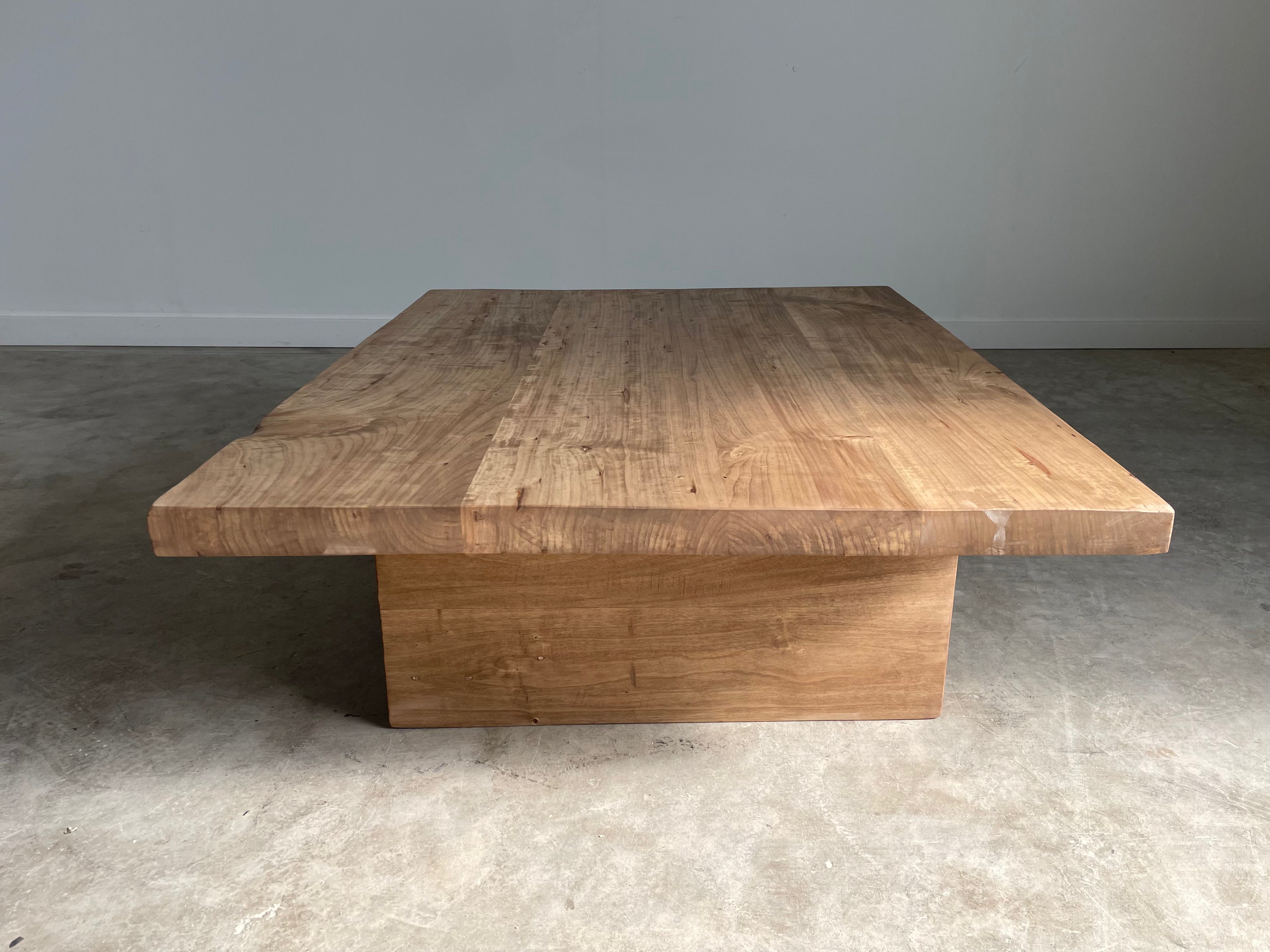Oak plank coffee online table